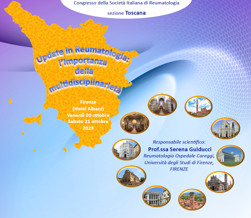 Congresso SIR Sezione Toscana: Update in Reumatologia: l’importanza della multidisciplinarietà