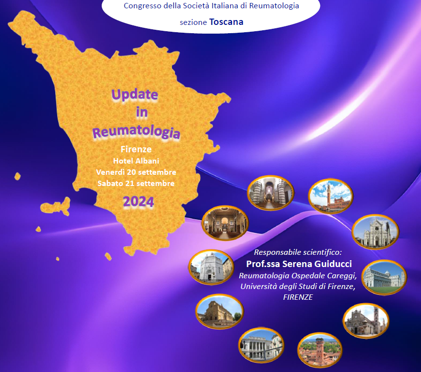 Congresso SIR Sezione TOSCANA 'UPDATE IN REUMATOLOGIA 2024''