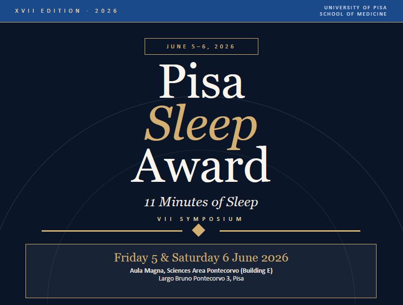 Pisa Sleep Award 2026, XVII edition - 11 Minutes of Sleep